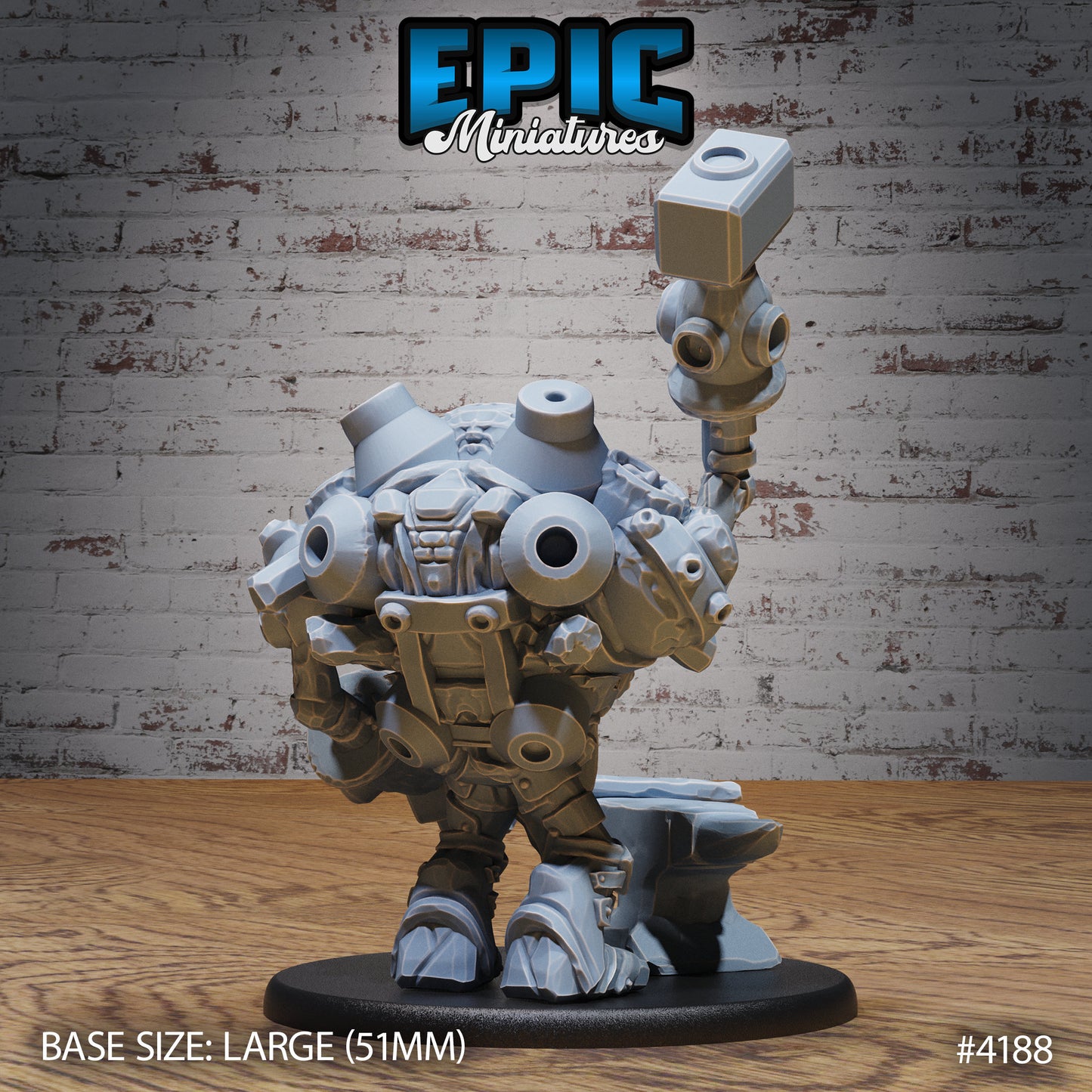 Stone Dwarf Construct (3 Variants Available) - Epic Miniatures
