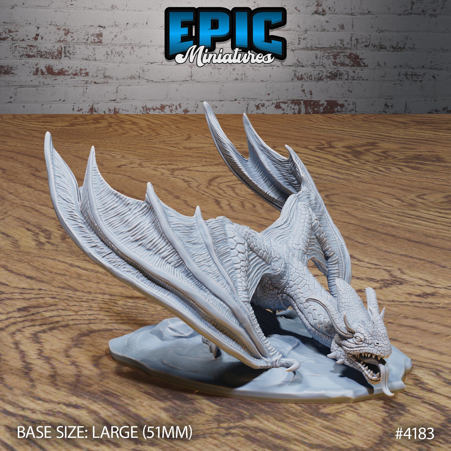 Mountain Wyvern (3 Variants Available) - Epic Miniatures