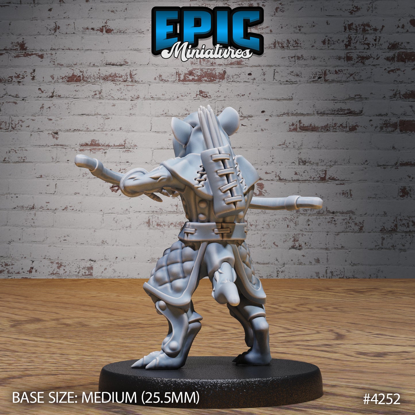 Rat Folk Tribe 1 (4 Variants Available) - Epic Miniatures
