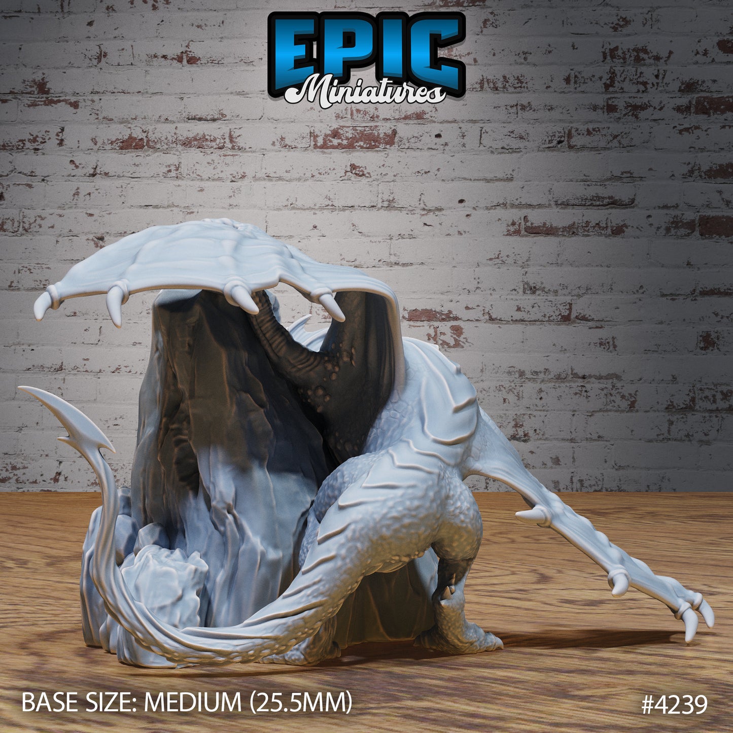 Black Dragon Wyrmling (3 Variants Available) - Epic Miniatures