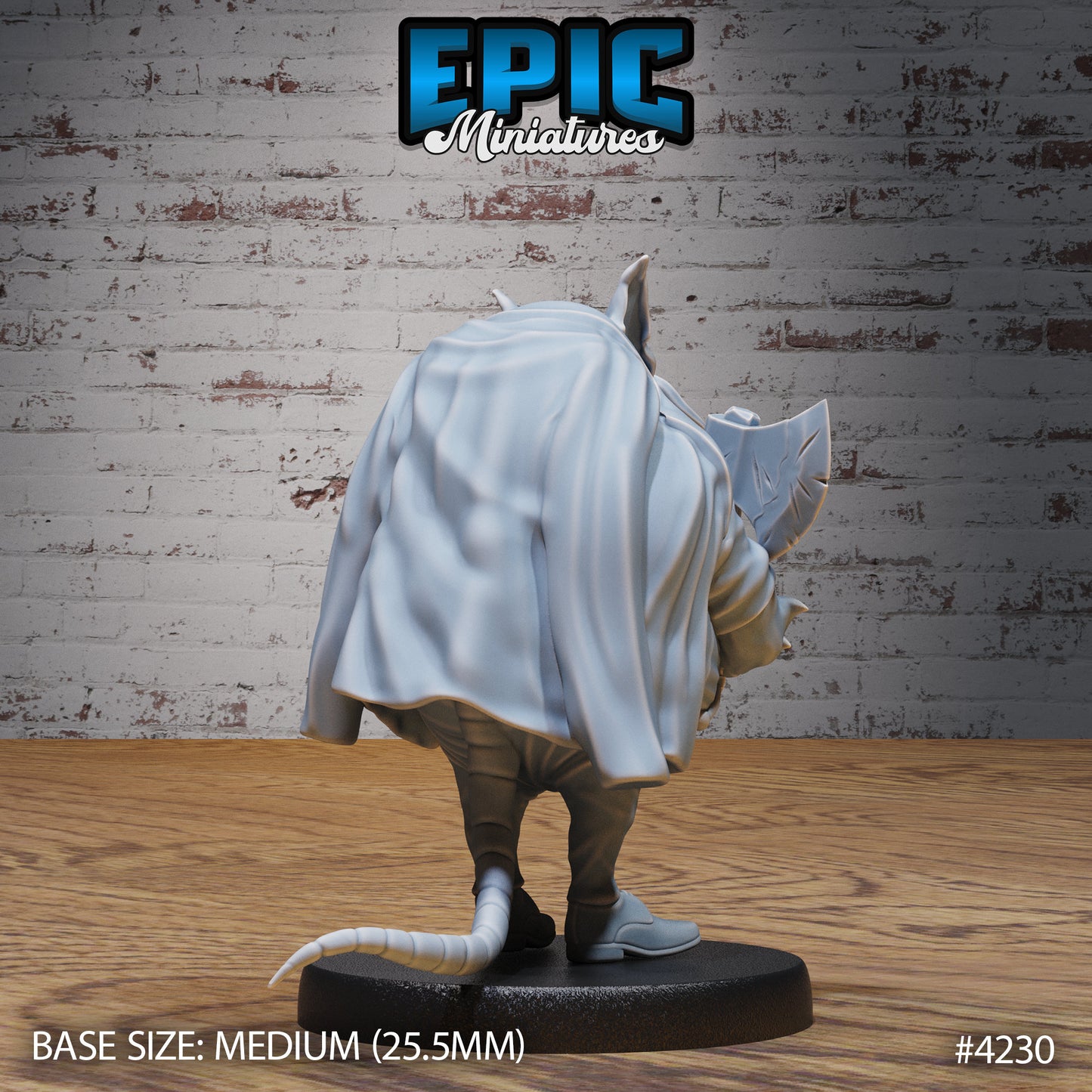 Sewer Godfather Rat (3 Variants Available) - Epic Miniatures