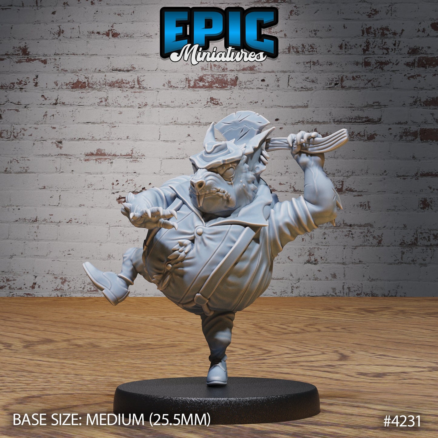 Sewer Godfather Rat (3 Variants Available) - Epic Miniatures