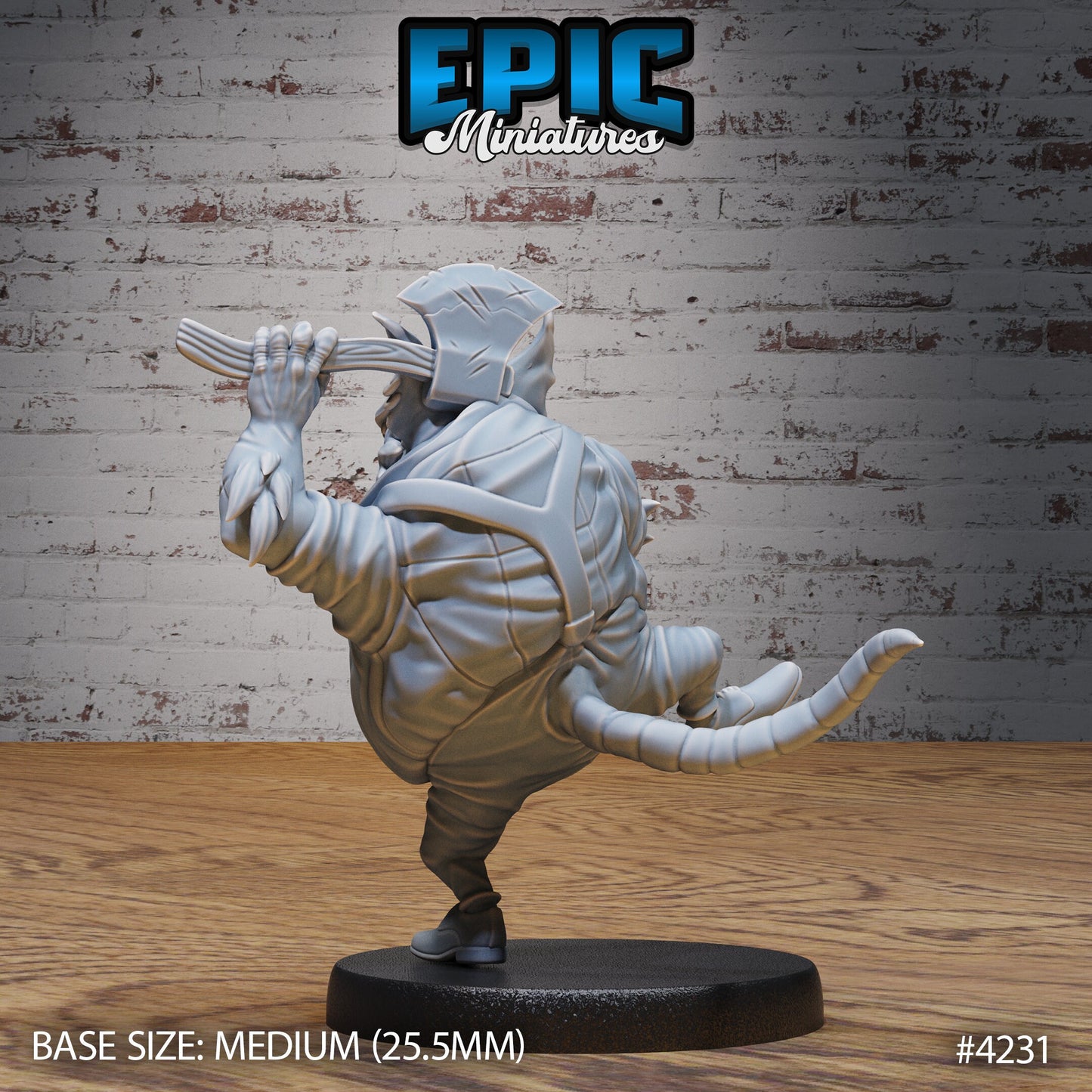 Sewer Godfather Rat (3 Variants Available) - Epic Miniatures
