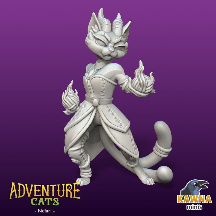 Nefari Sorcerer (2 Variants Available) - Kawna Minis