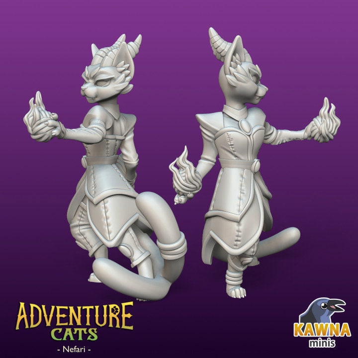 Nefari Sorcerer (2 Variants Available) - Kawna Minis