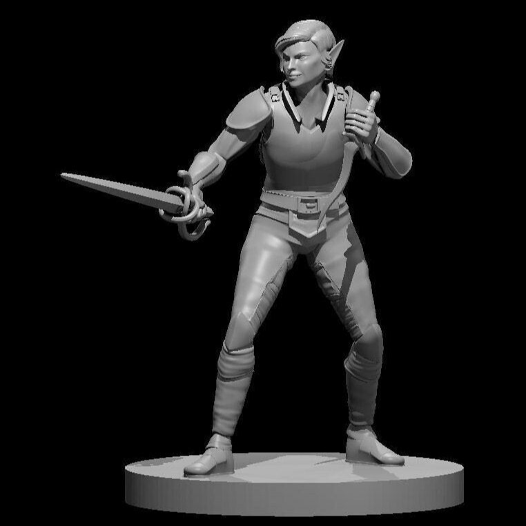 Elven Swashbuckler (3 Variants Available) - MZ4250