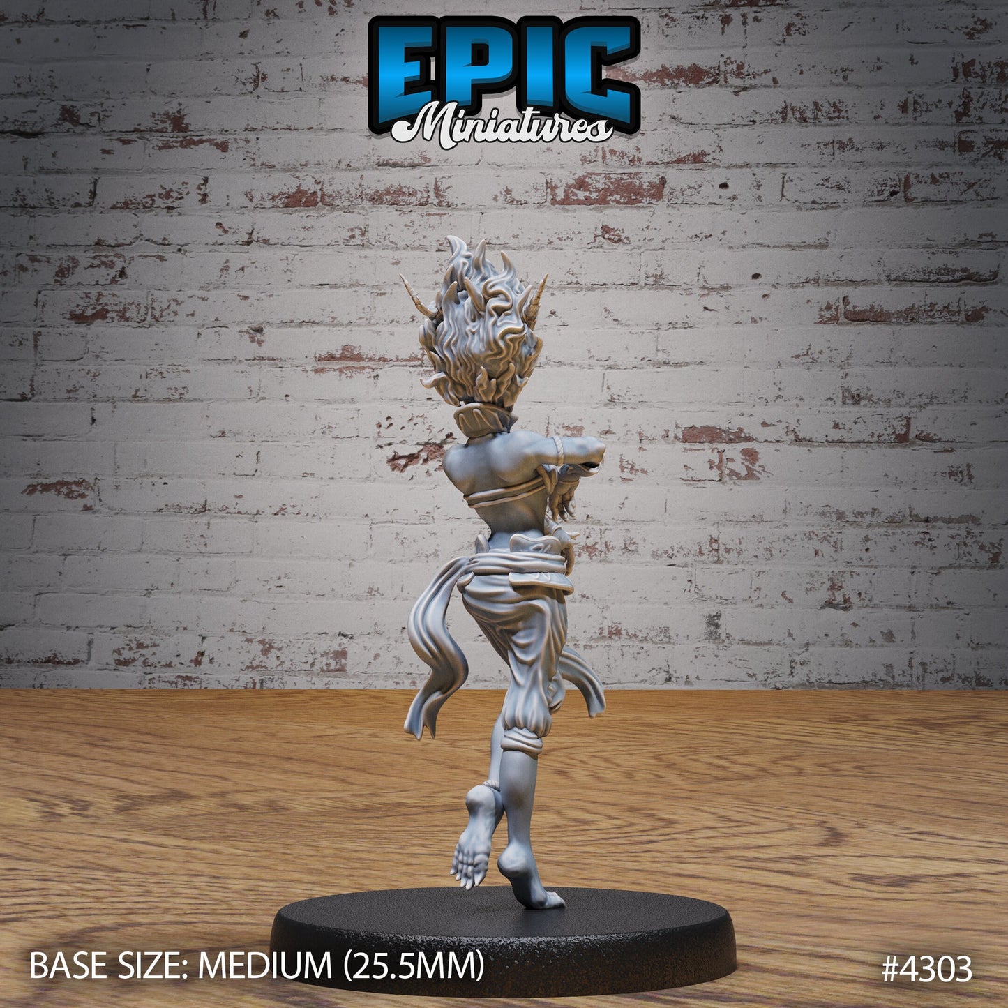 Young Efreeti Female (3 Variants Available) - Epic Miniatures