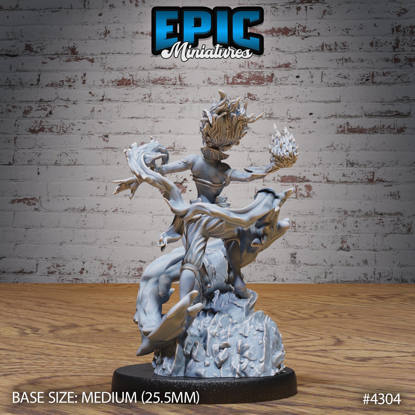 Young Efreeti Female (3 Variants Available) - Epic Miniatures