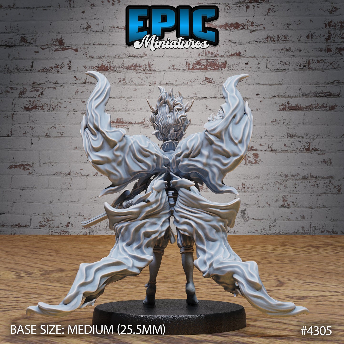 Young Efreeti Female (3 Variants Available) - Epic Miniatures