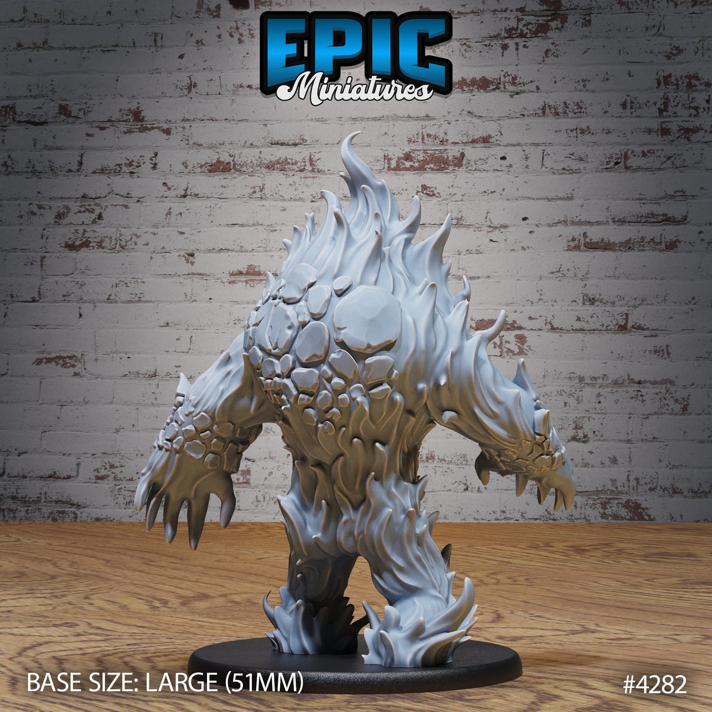 Fire Elemental (3 Variants Available) - Epic Miniatures