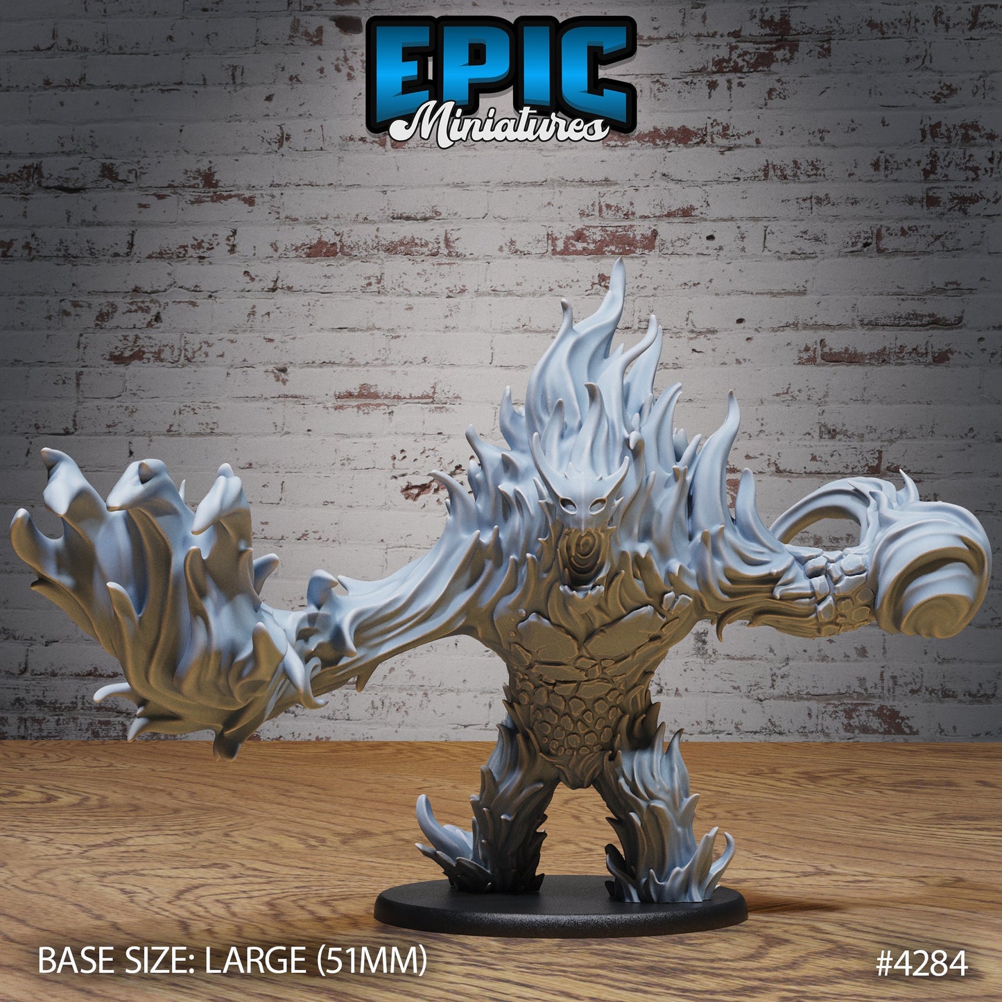 Fire Elemental (3 Variants Available) - Epic Miniatures