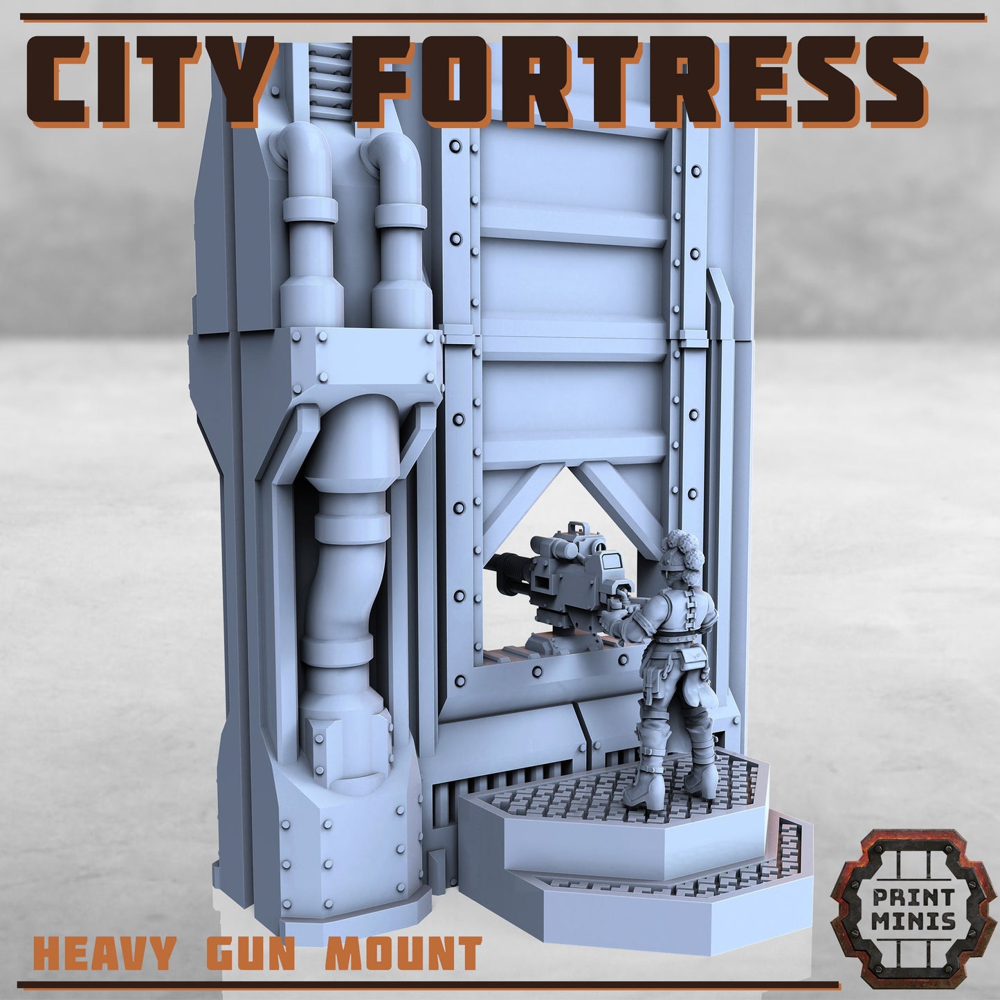 City Fortress Upgrades (11 Variants Available) - Print Minis