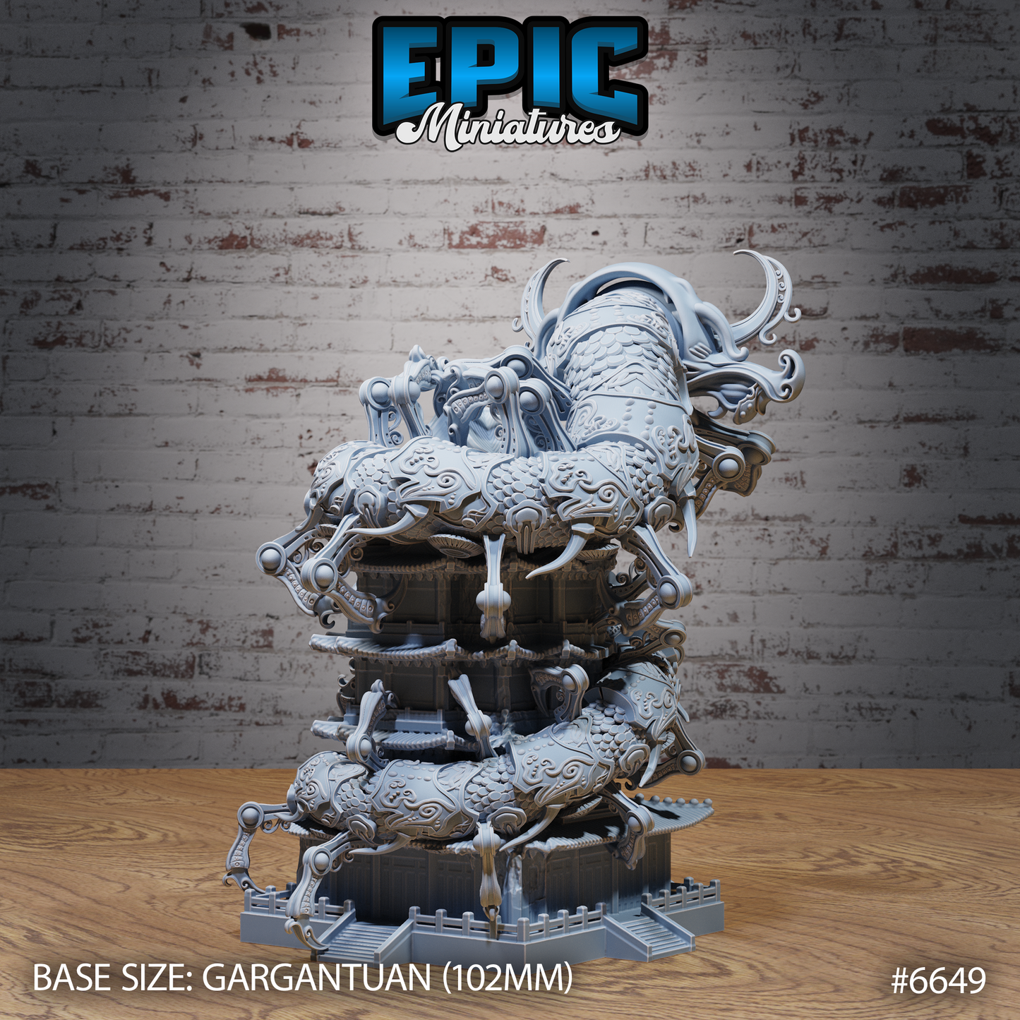 Karakuri Centipede, Asian Giant Insect Spirit - Epic Miniatures