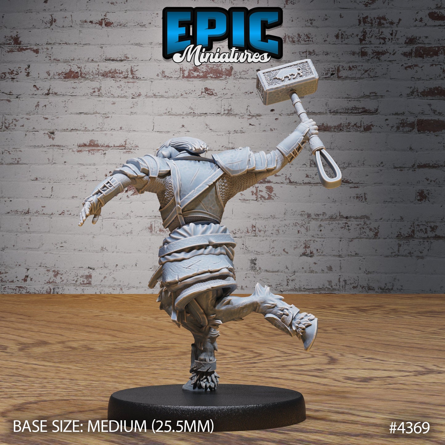 Minotaur Female Warrior (3 Variants Available) - Epic Miniatures