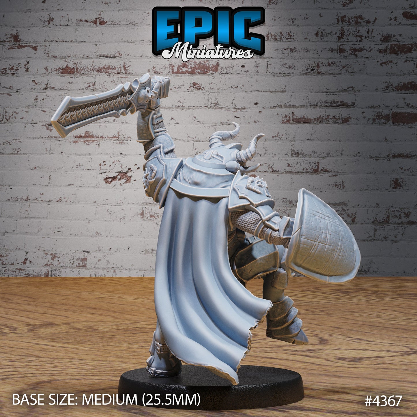 Minotaur Paladin (3 Variants Available) - Epic Miniatures