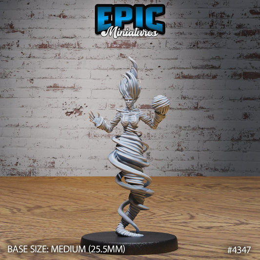 Air Elemental, Female (3 Variants Available) - Epic Miniatures