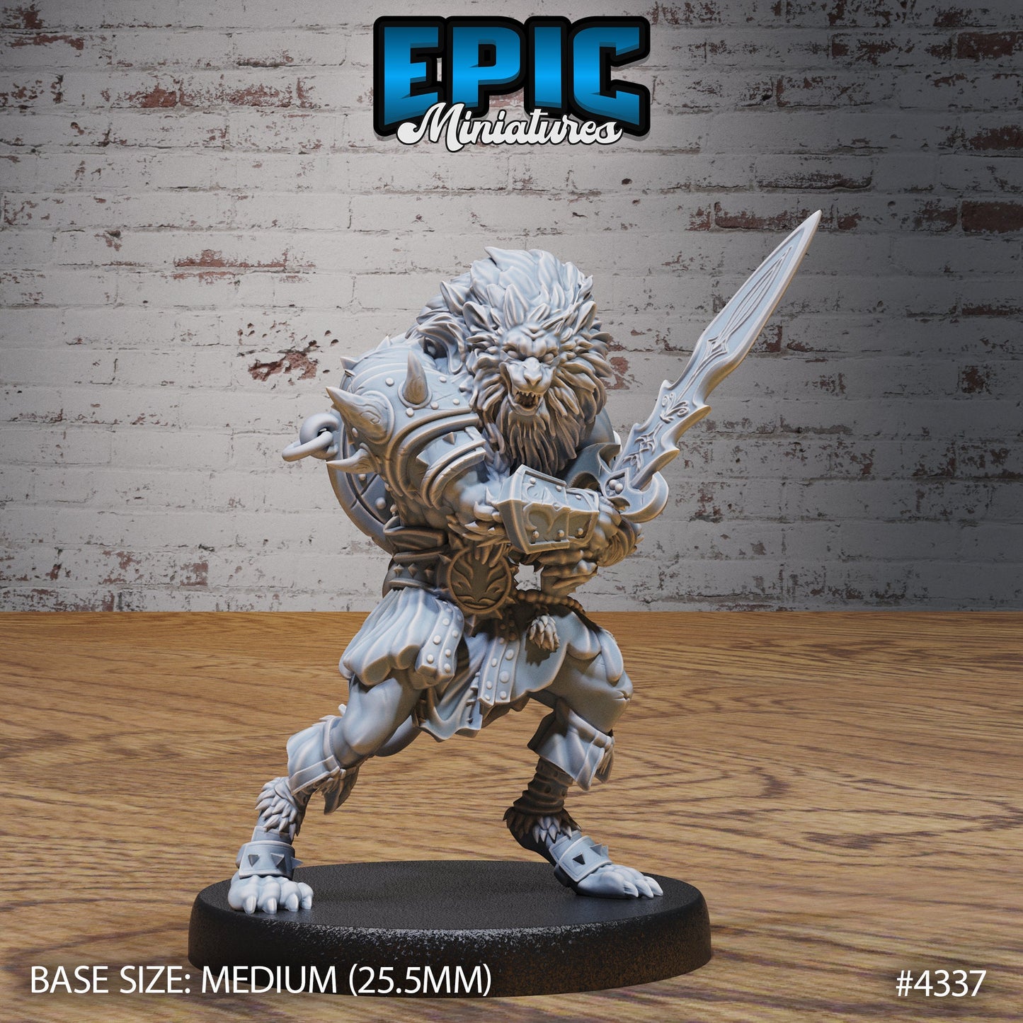 Nemean Lion Folk (3 Variants Available) - Epic Miniatures
