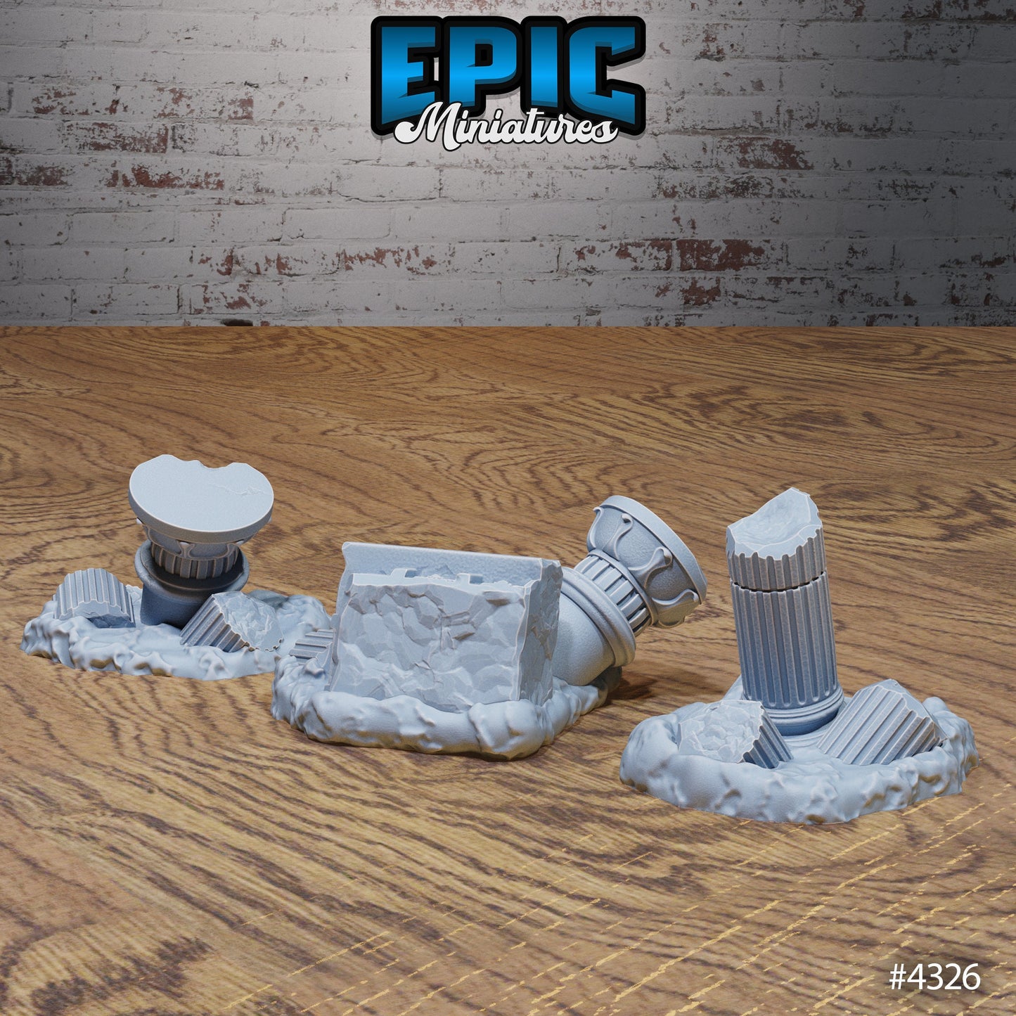 Olympian Ruins and Columns - Epic Miniatures