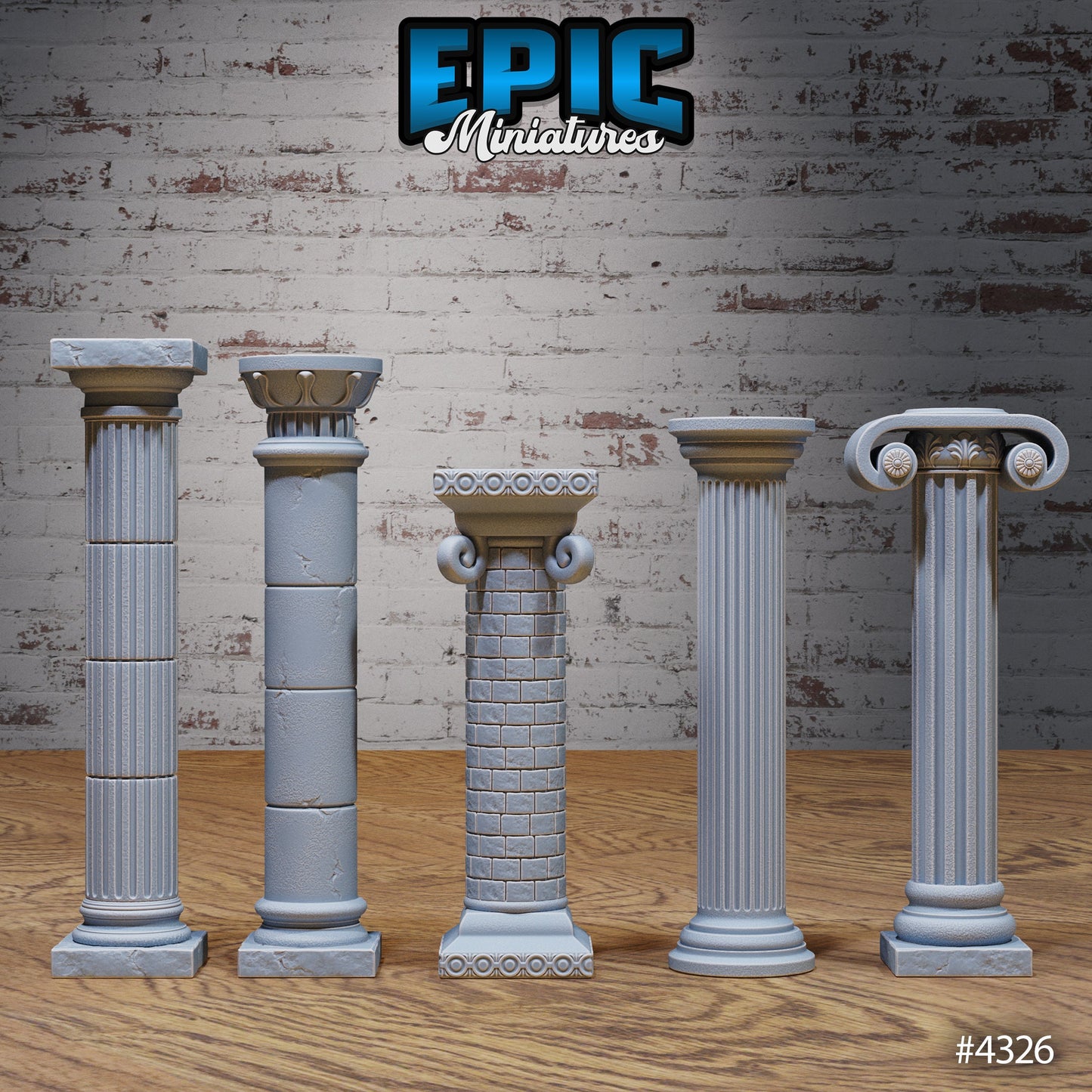 Olympian Ruins and Columns - Epic Miniatures