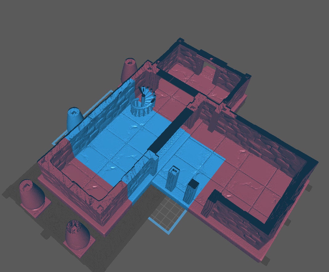 Olympian House, Playable Terrain Piece - Epic Miniatures