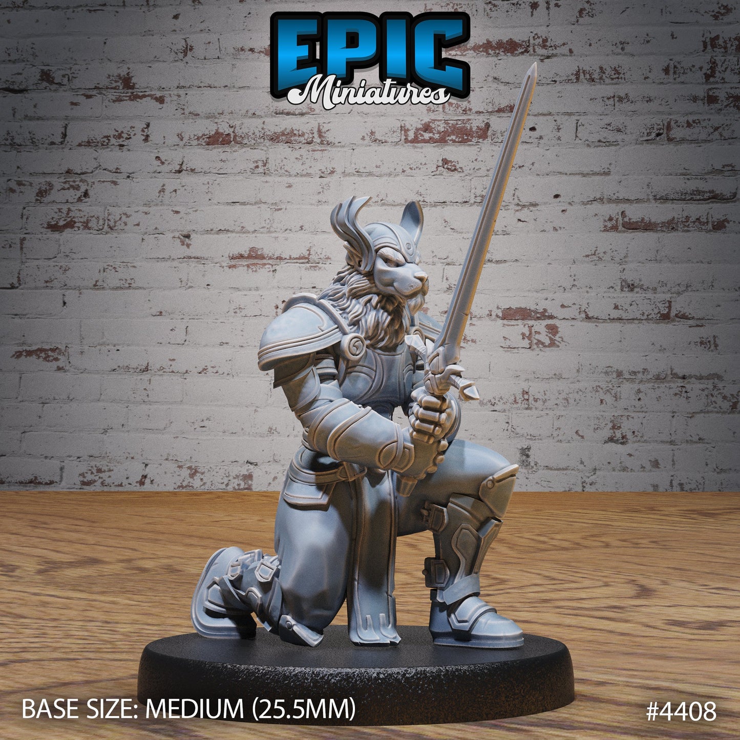Beast Folk Paladin (3 Variants Available) - Epic Miniatures