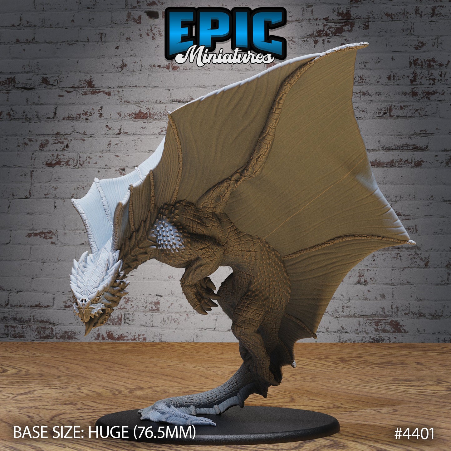Brown Dragon (3 Variants Available) - Epic Miniatures