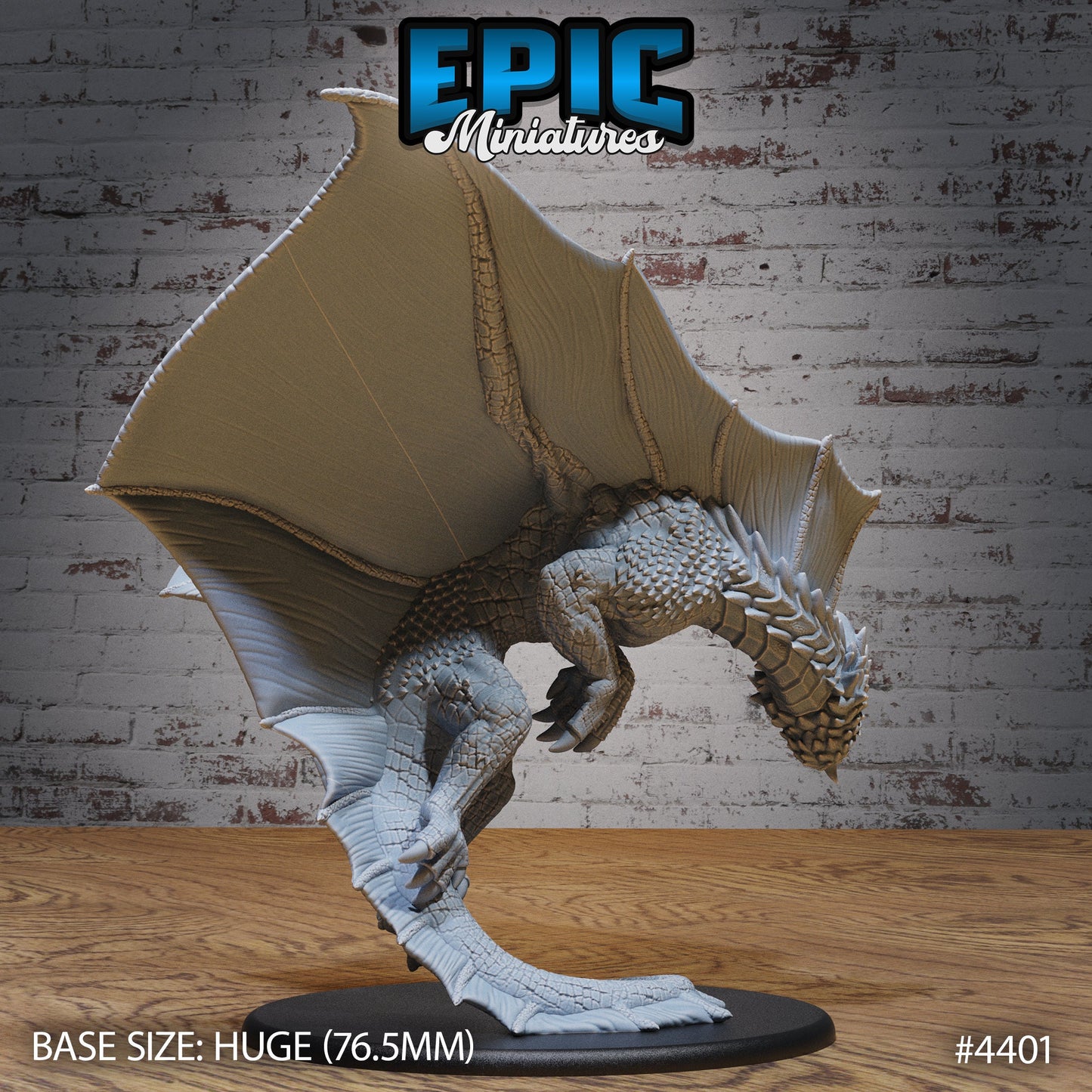 Brown Dragon (3 Variants Available) - Epic Miniatures