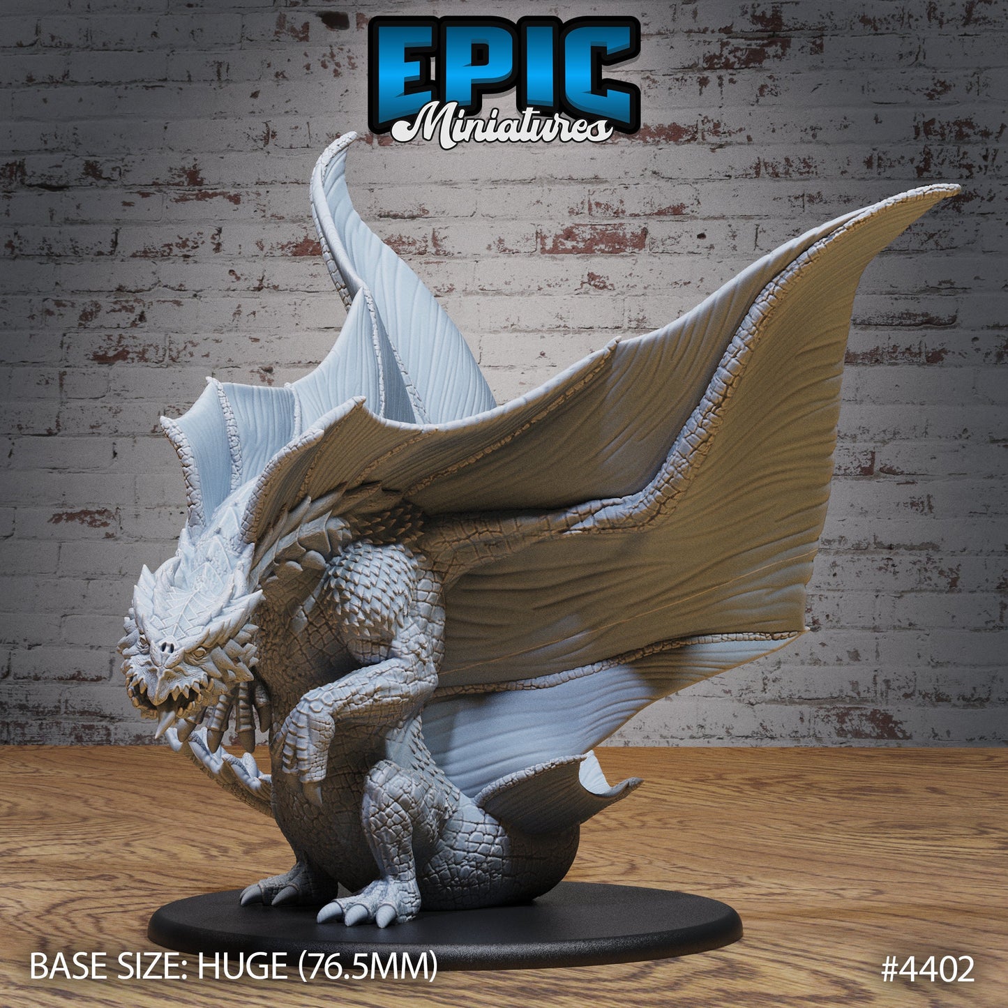 Brown Dragon (3 Variants Available) - Epic Miniatures