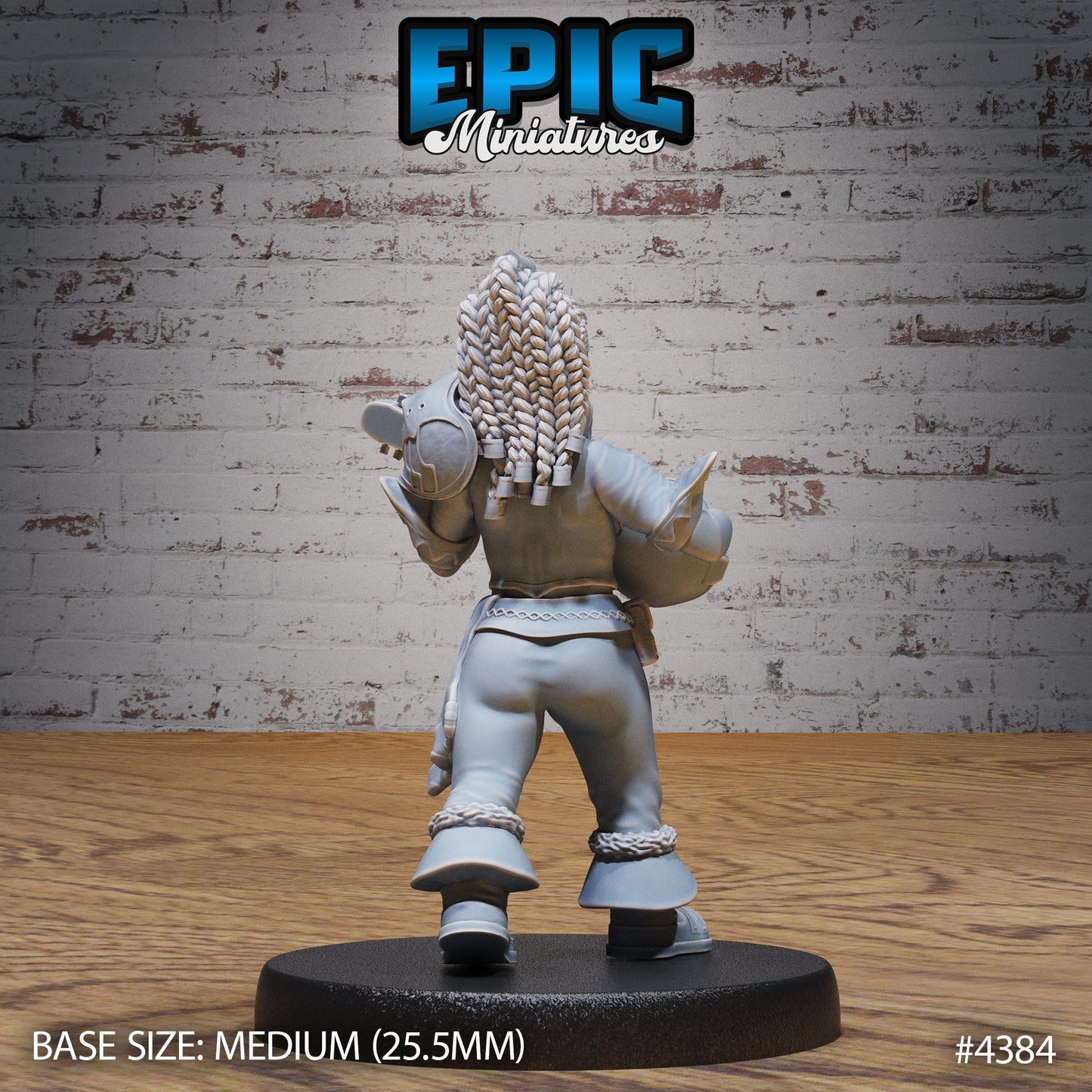 Bearded Female Dwarf (3 Variants Available) - Epic Miniatures