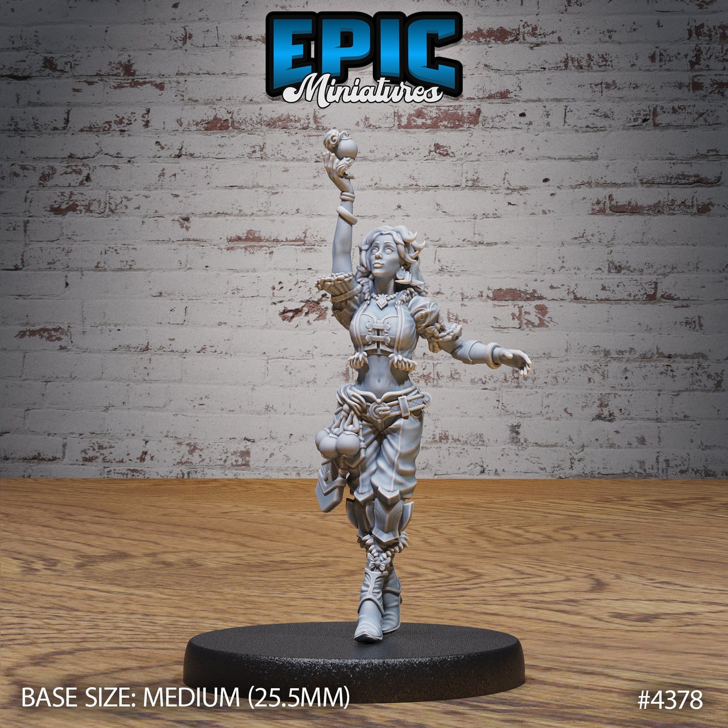 Sorceress Adventurer (3 Variants Available) - Epic Miniatures