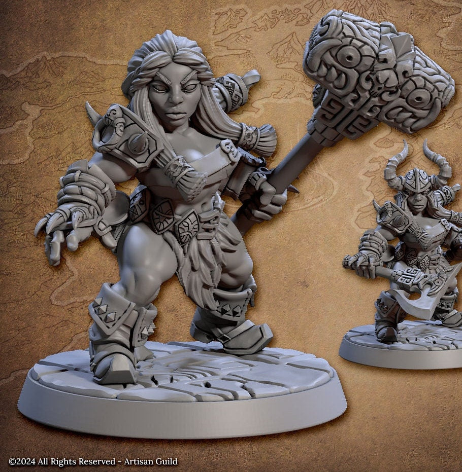 Dwarven Berserkers (6 Variants Available) - Artisan Guild