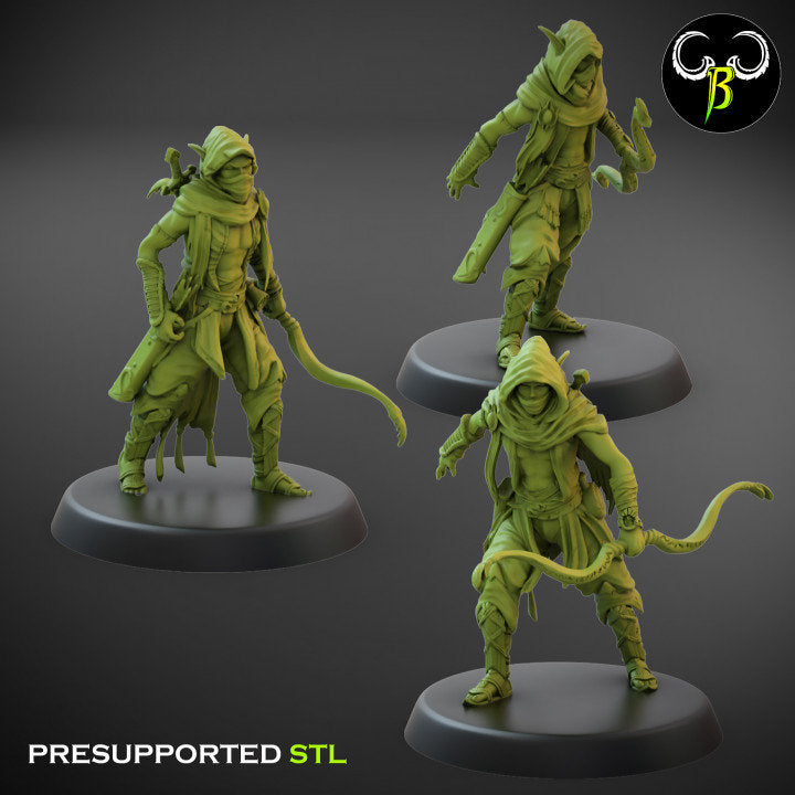 Desert Sentinels, Squad 1 (3 Variants Available) - Clay Beast Creations