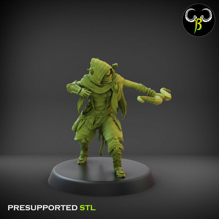 Desert Sentinels, Squad 2 (3 Variants Available) - Clay Beast Creations