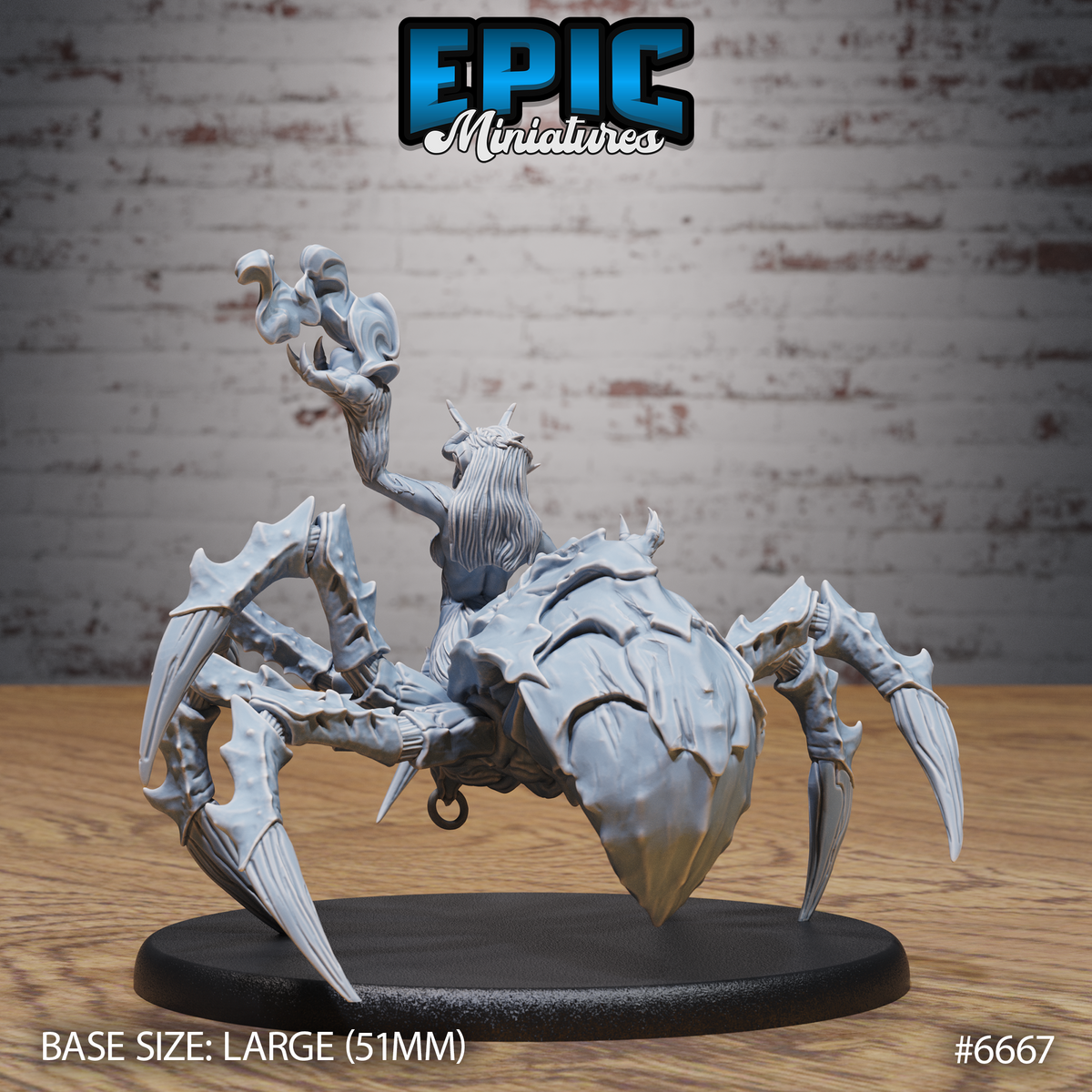 Ushi Oni Brood Mother, Spider Folk Matron (3 Variants Available) - Epic Miniatures