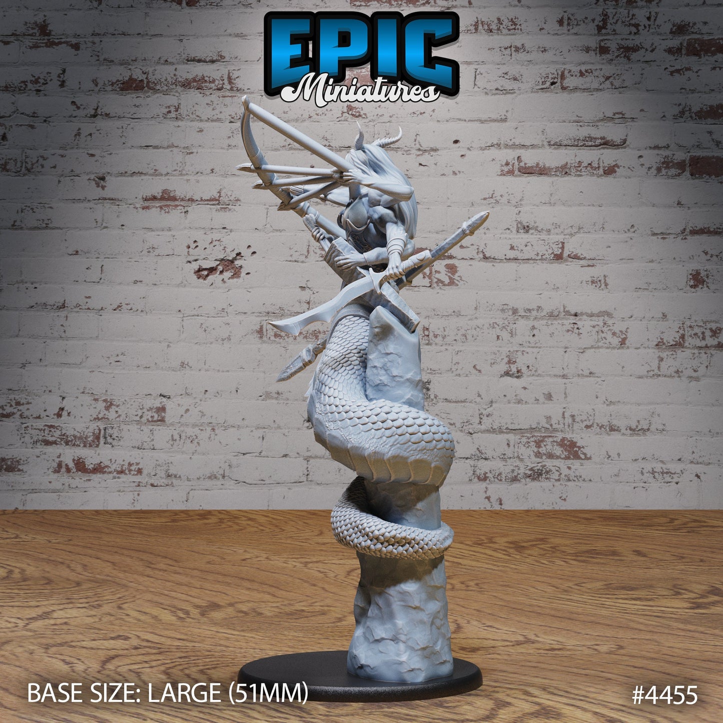 Naga Death Envoy (3 Variants Available) - Epic Miniatures