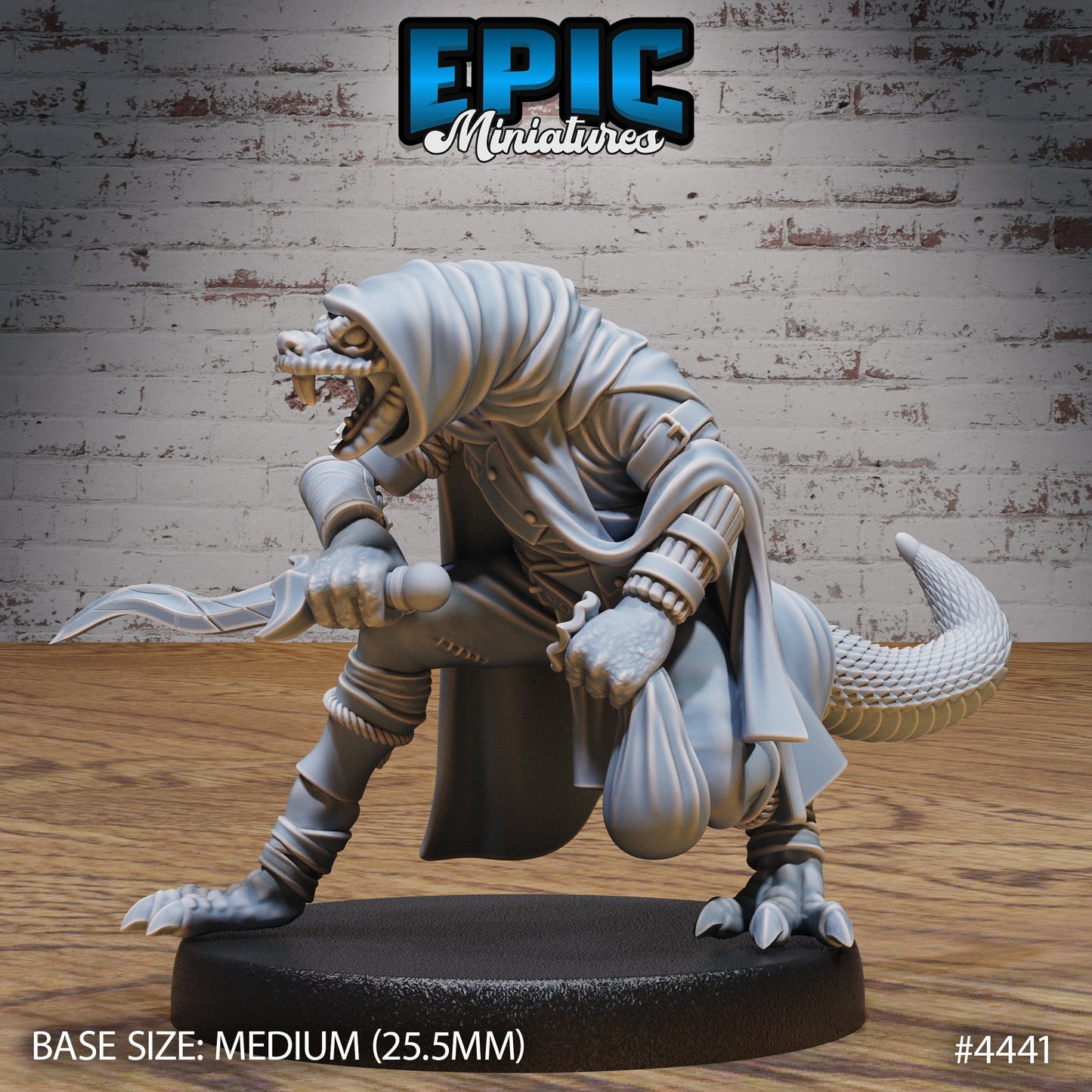 Serpent Folk, Set 1 (4 Variants Available) - Epic Miniatures