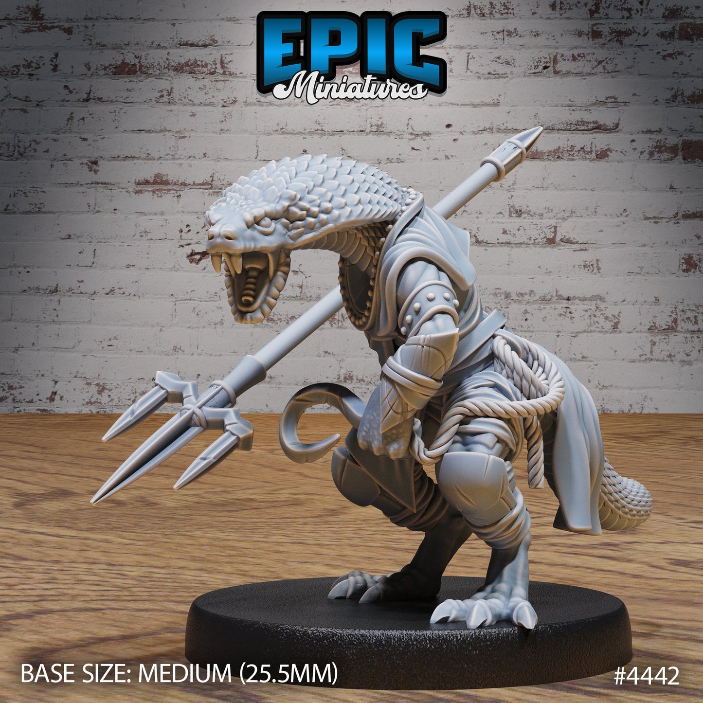 Serpent Folk, Set 1 (4 Variants Available) - Epic Miniatures