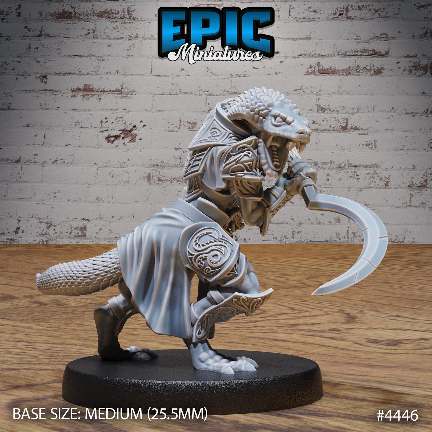 Serpent Folk, Set 2 (4 Variants Available) - Epic Miniatures