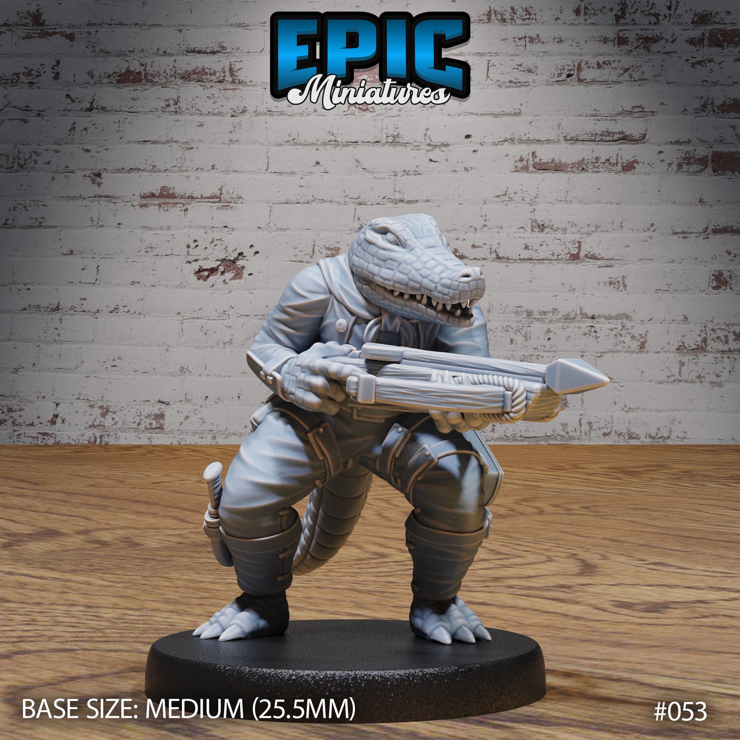 Alligator Folk Tribe - Set 3 (4 Variants Available) - Epic Miniatures
