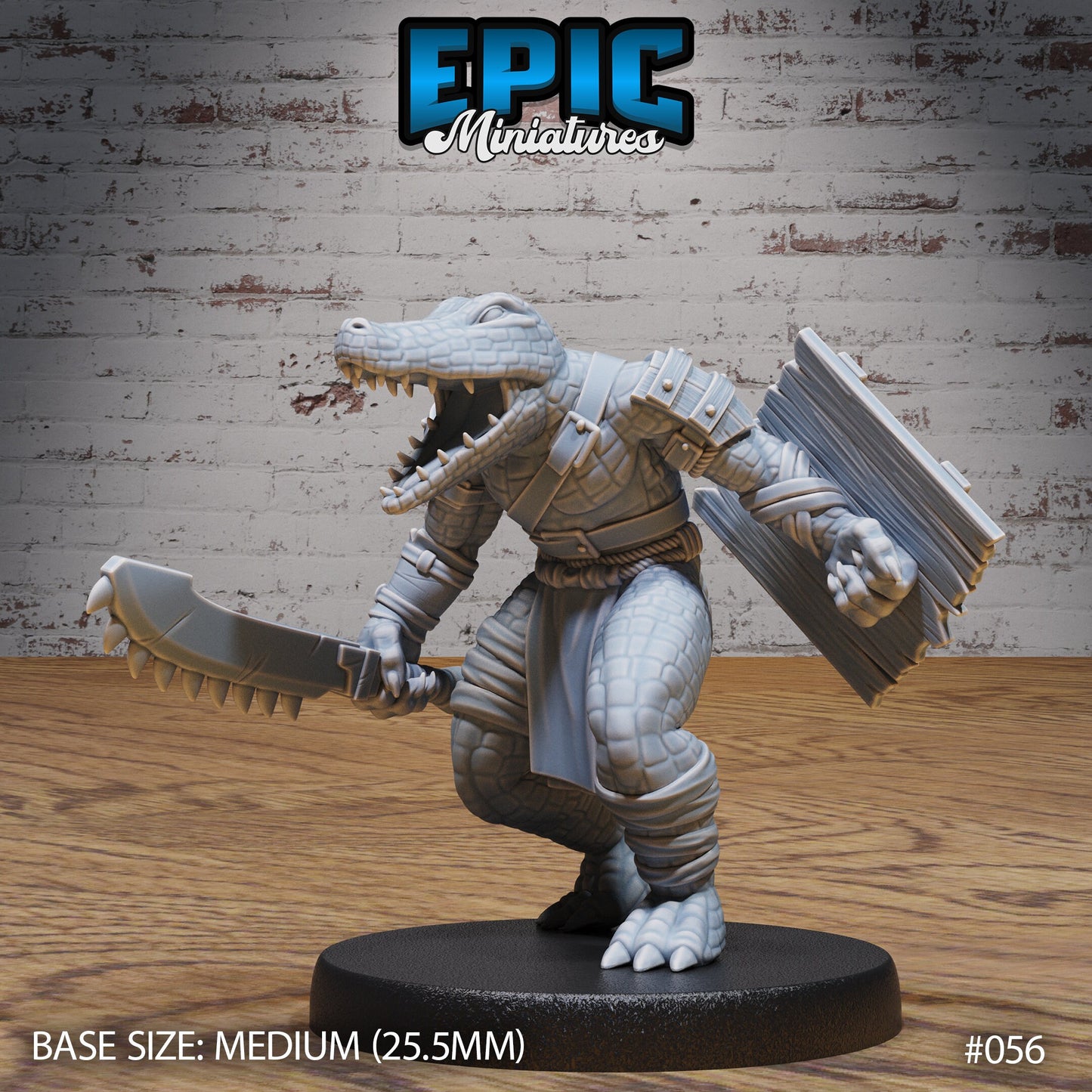 Alligator Folk Tribe - Set 3 (4 Variants Available) - Epic Miniatures