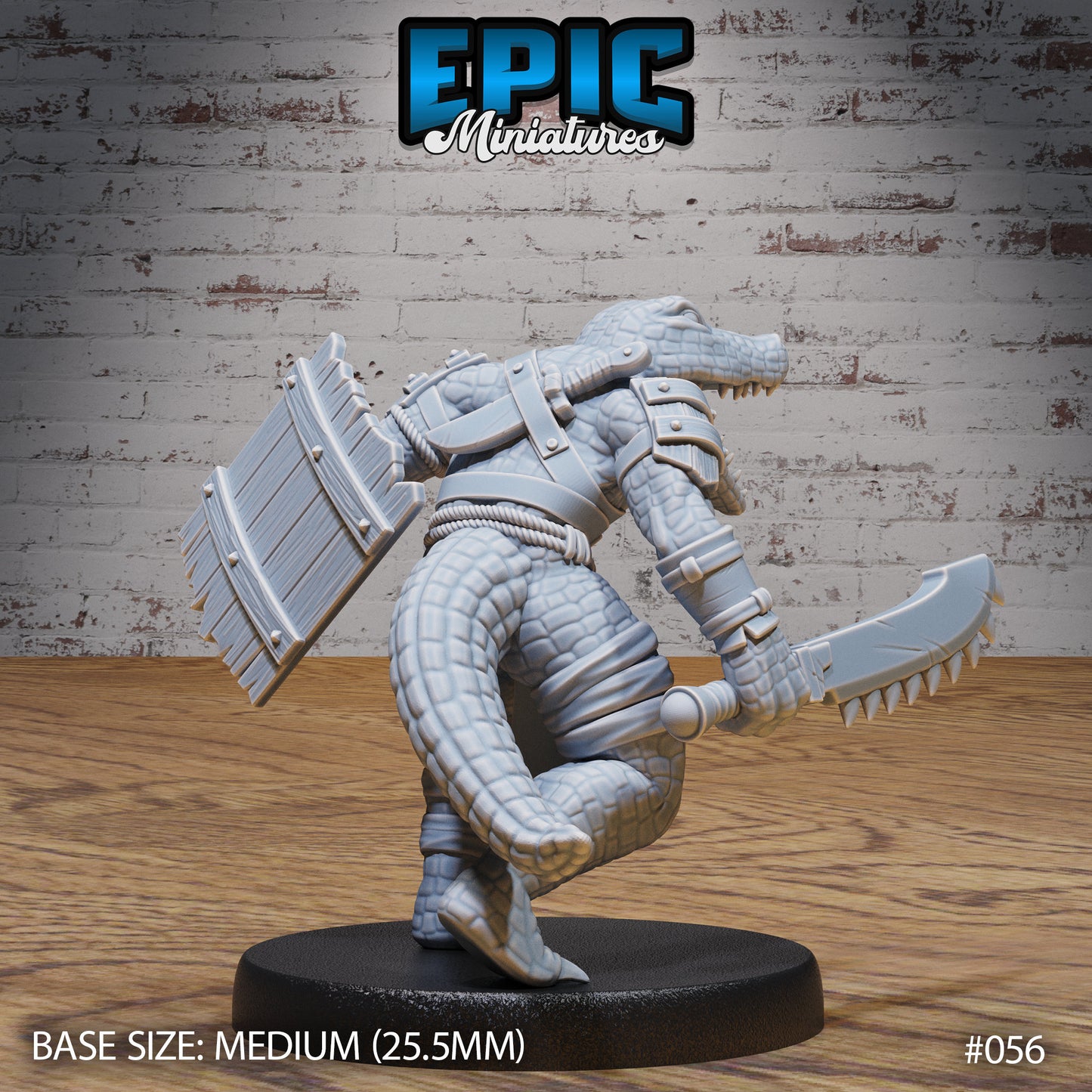 Alligator Folk Tribe - Set 3 (4 Variants Available) - Epic Miniatures