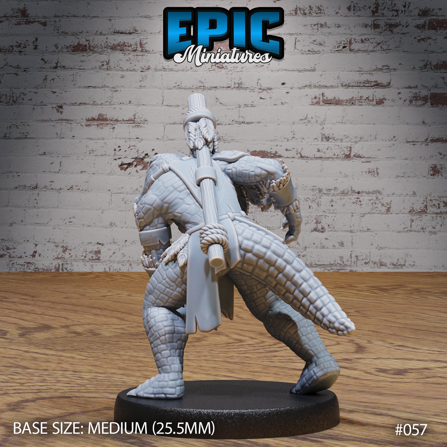 Alligator Folk Tribe - Set 2 (3 Variants Available) - Epic Miniatures