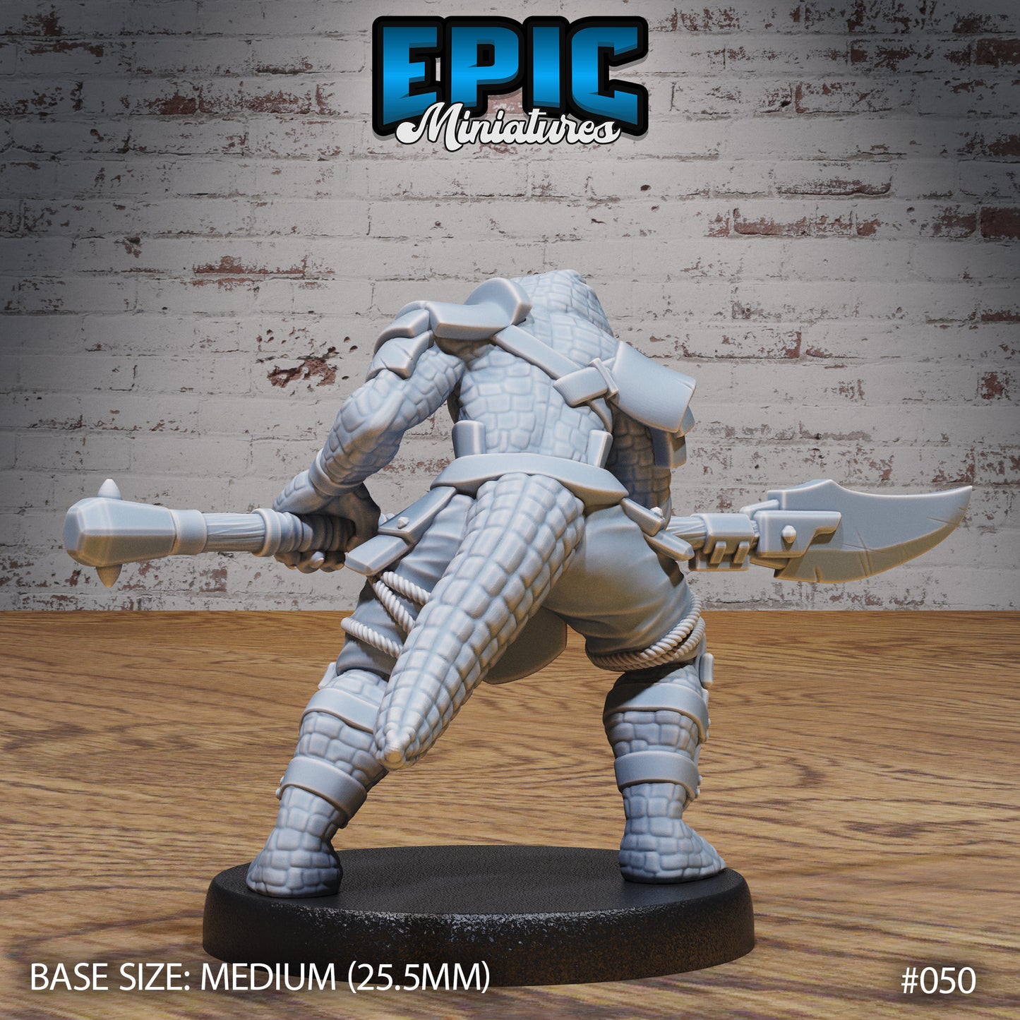 Alligator Folk Tribe - Set 3 (4 Variants Available) - Epic Miniatures