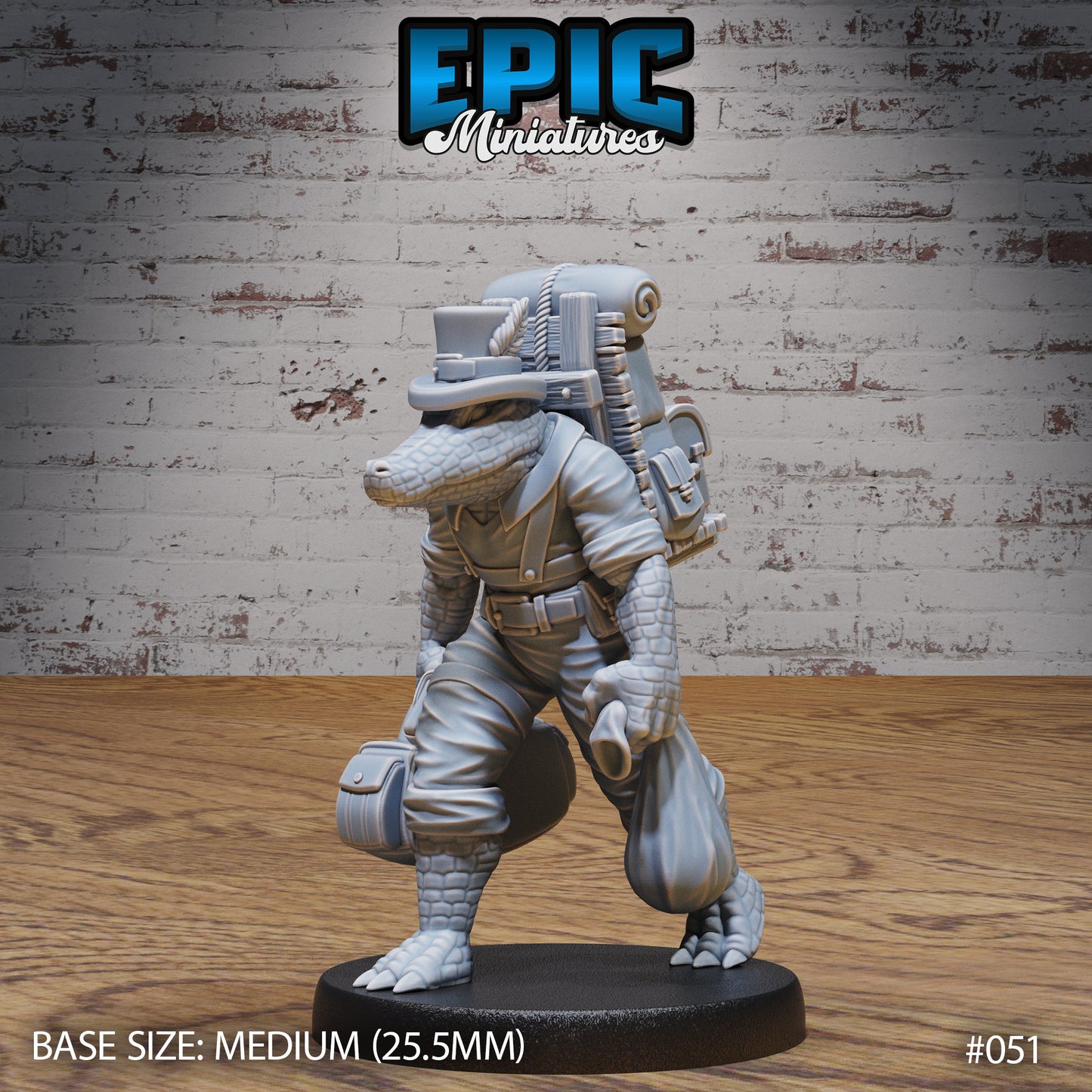 Alligator Folk Tribe - Set 1 (3 Variants Available) - Epic Miniatures