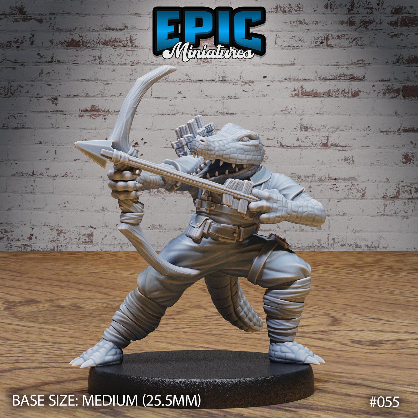 Alligator Folk Tribe - Set 3 (4 Variants Available) - Epic Miniatures
