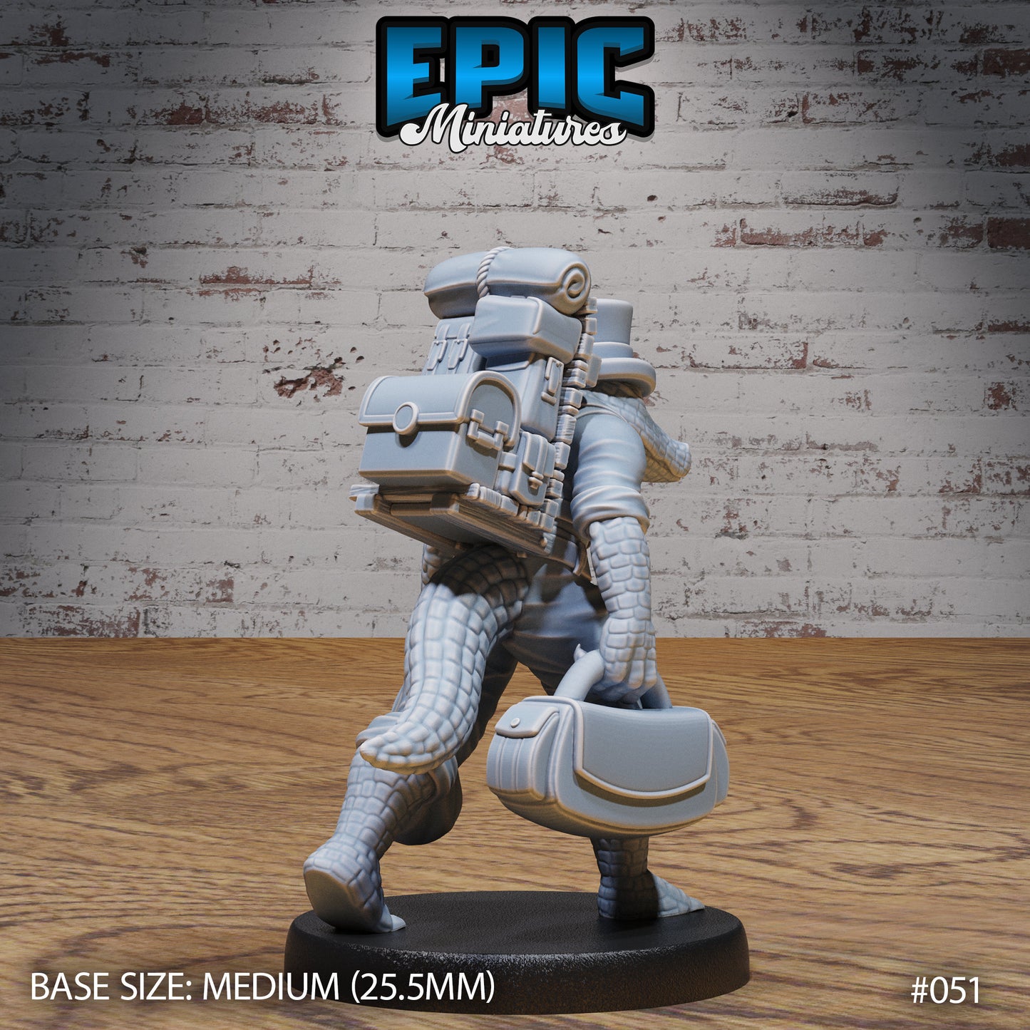 Alligator Folk Tribe - Set 1 (3 Variants Available) - Epic Miniatures