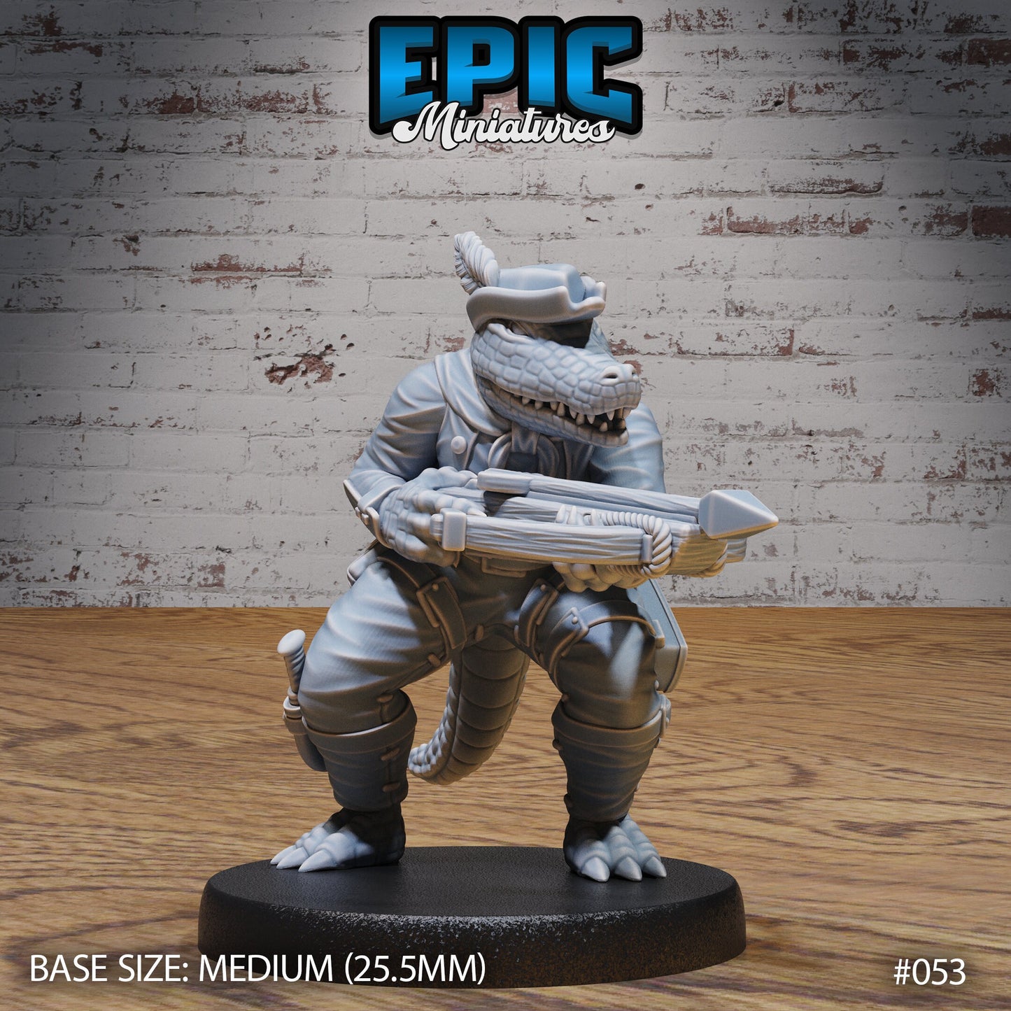 Alligator Folk Tribe - Set 1 (3 Variants Available) - Epic Miniatures