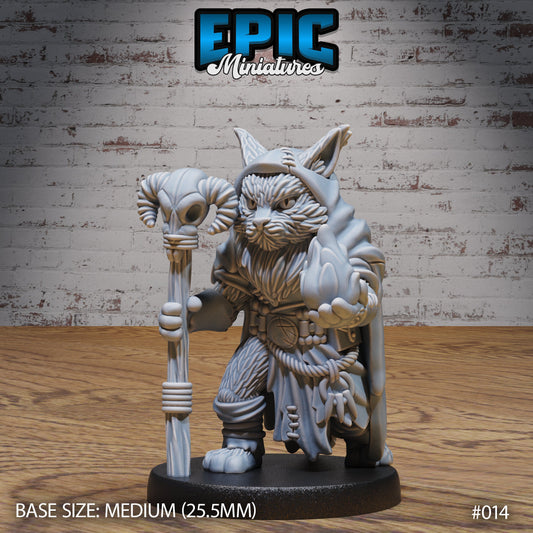 Cat Folk Tribe - Set 4 (4 Variants Available) - Epic Miniatures