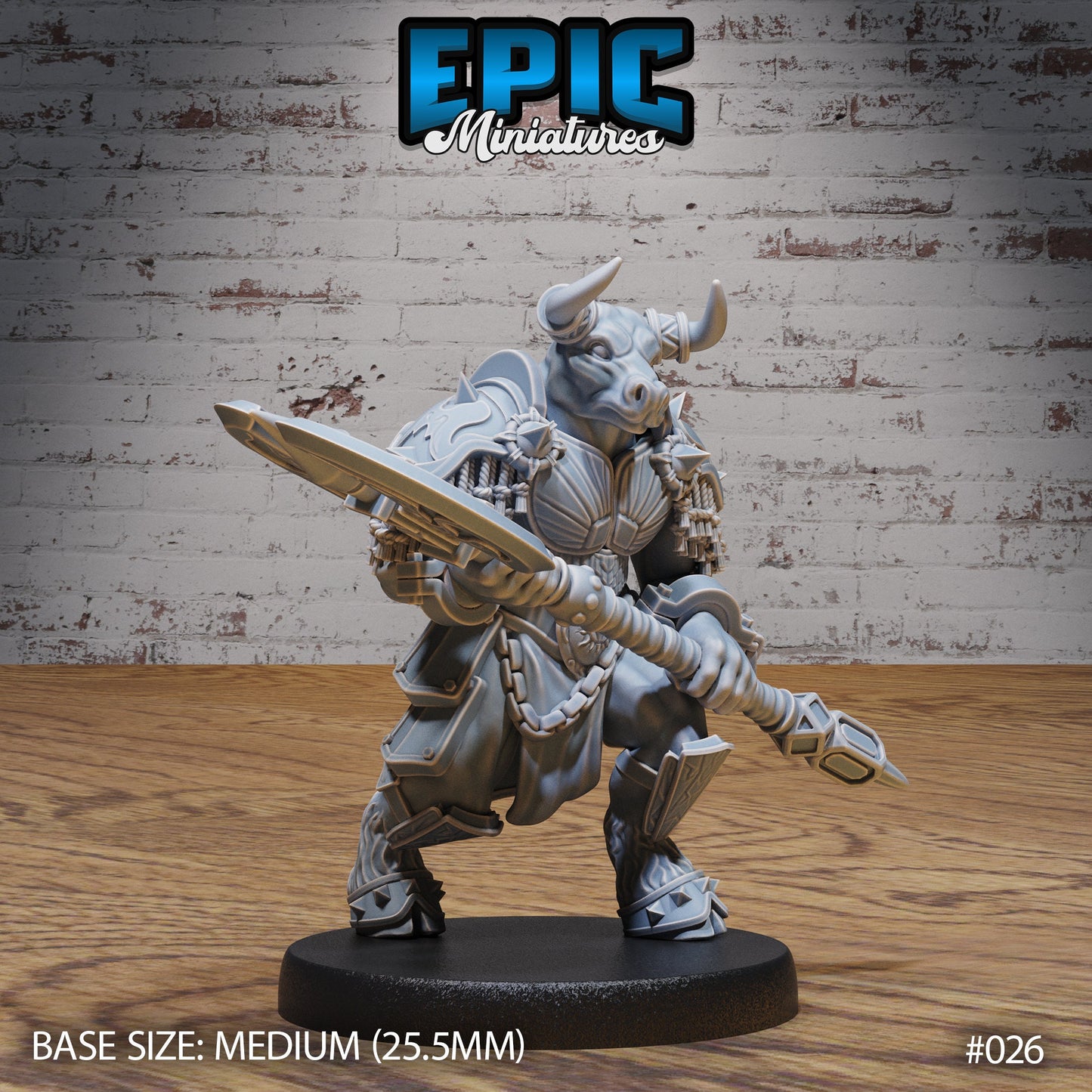 Minotaur Tribe - Set 1 (4 Variants Available) - Epic Miniatures
