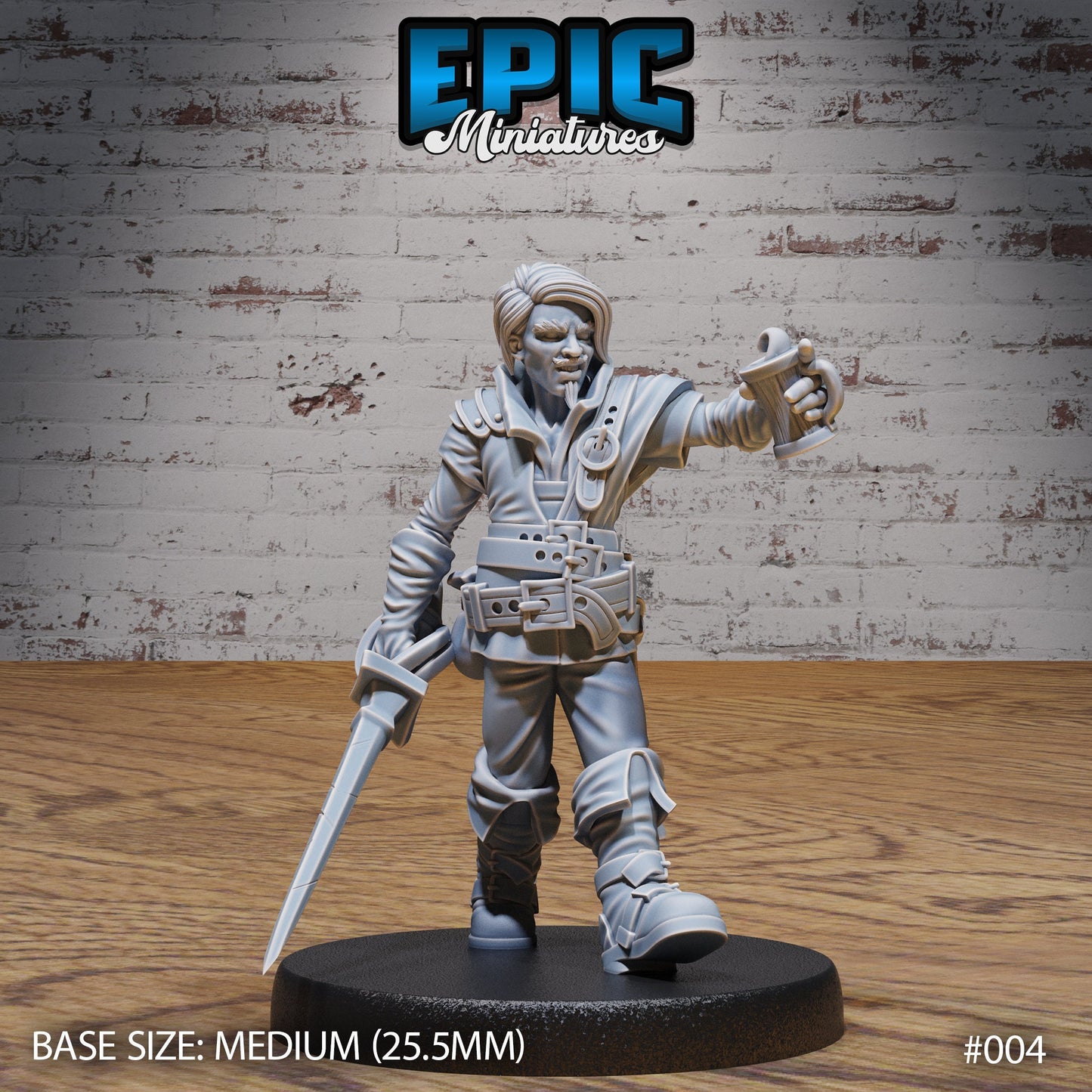 Tavern NPCs, Set 1 (4 Variants Available) - Epic Miniatures